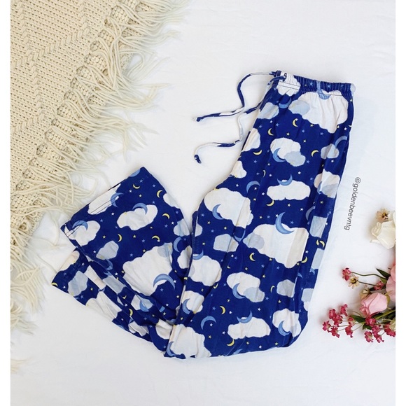 Vintage Other - 🌿 Vintage Celestial Star Moon Cloud PJ Pants 🌿